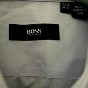Hugo boss dress shirt Purple